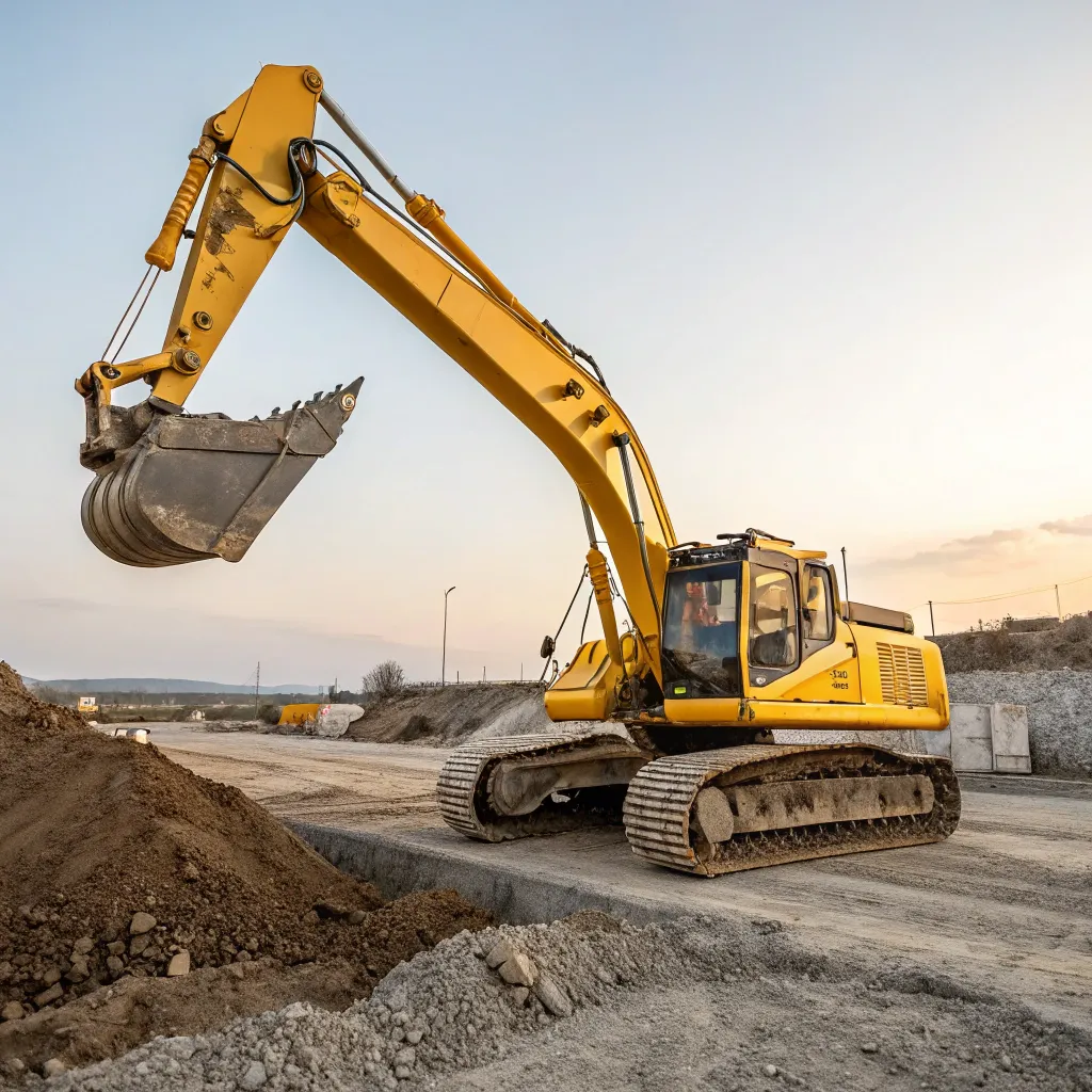 Yellow Excavator
